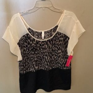 Brand new with tags animal print blouse
